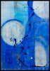 Contemporary Art Original Abstract Painting. Entitled: Blue Moon II by Maite Baron. Image description: product example