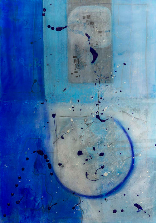Blue Moon I — Baron & Grafton Limited Edition musuem quality Contemporary Art Original Abstract Painting — Contemporary Art Original Abstract Painting. Entitled: Blue Moon I by Maite Baron. Image description: Artwork 