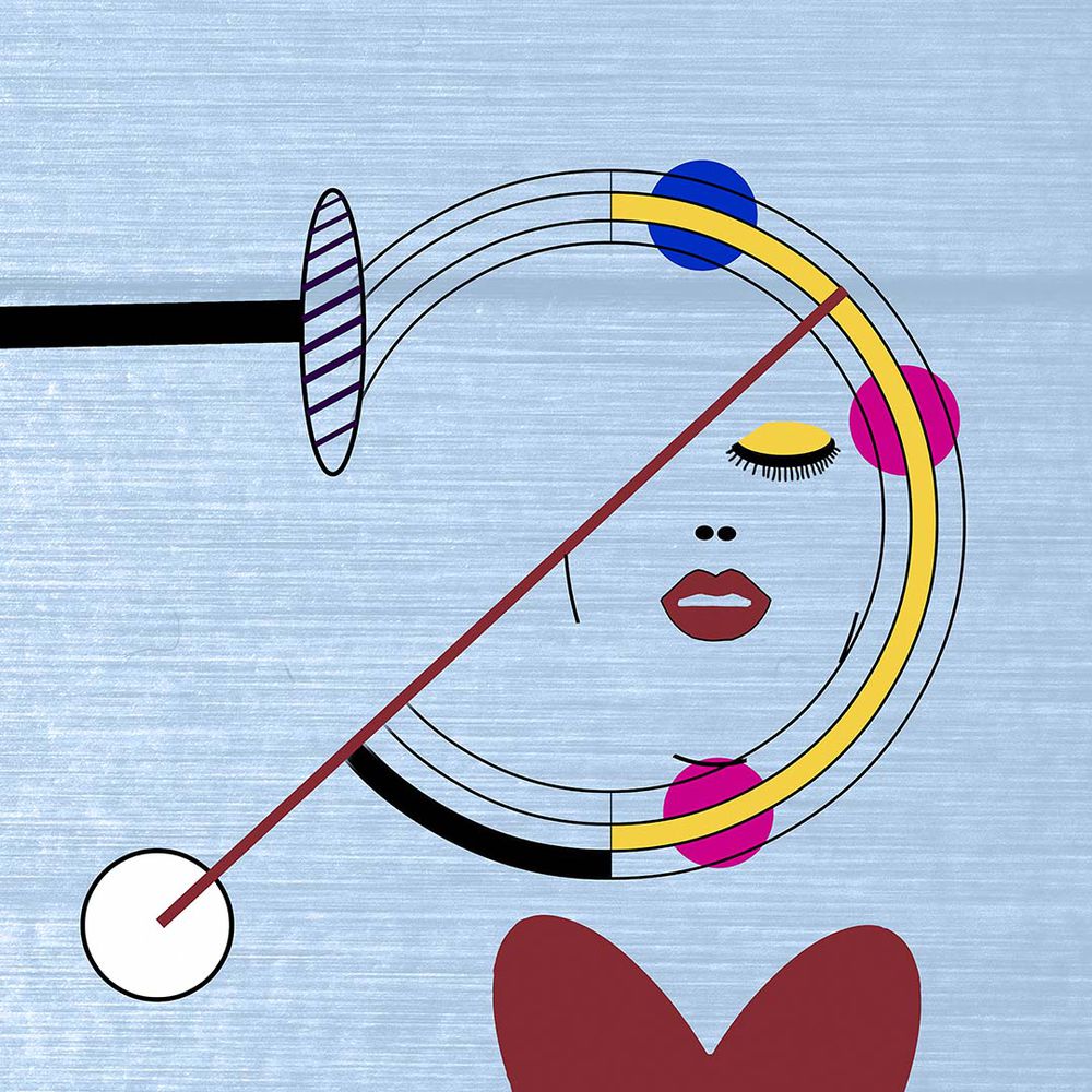 Digital Painting. Entitled: My Mind is Full of You by Keith Grafton. Image description: product example