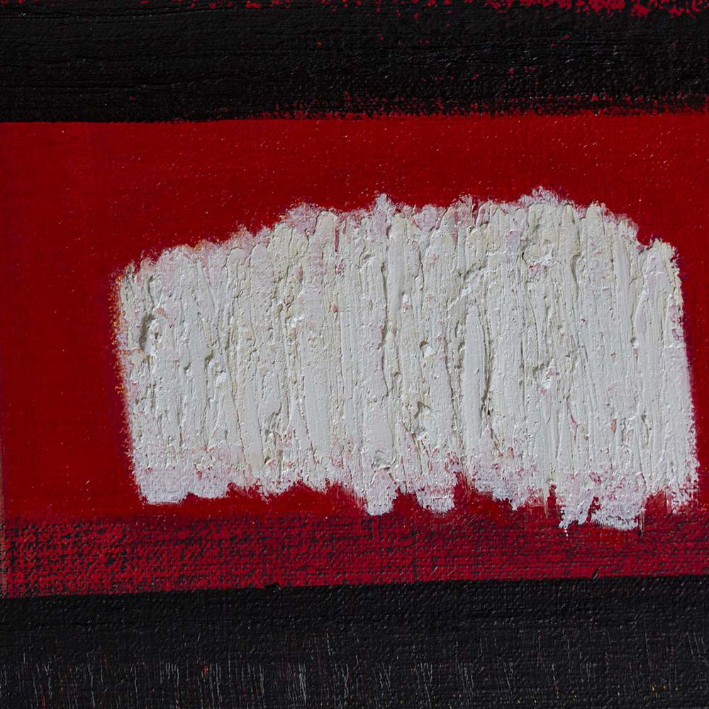 Original Canvas Art Abstract Mixed Media Painting. Entitled: From My Window I by Maite Baron. Image description: product example