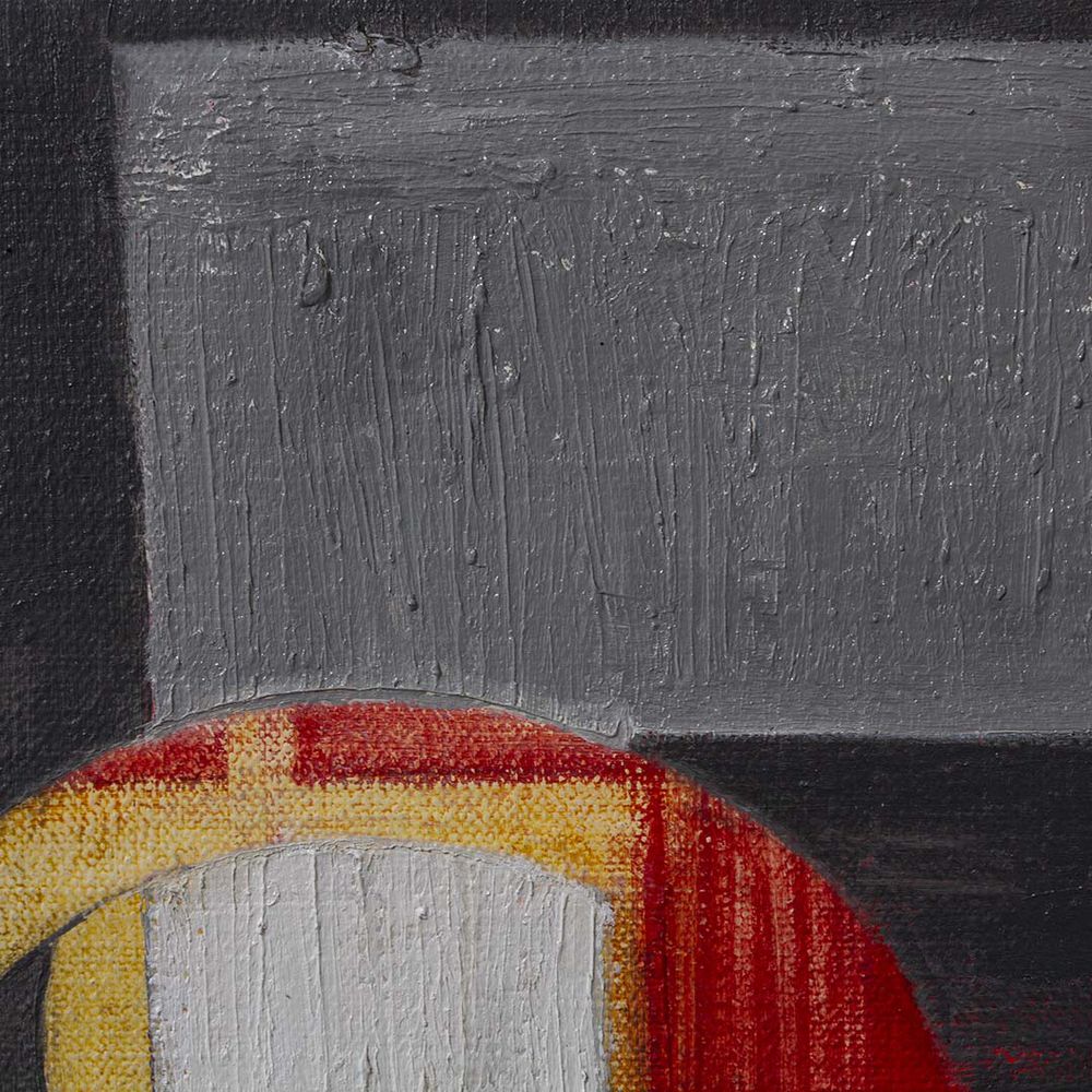 Original Canvas Art Abstract Mixed Media Painting. Entitled: From My Window I by Maite Baron. Image description: product example