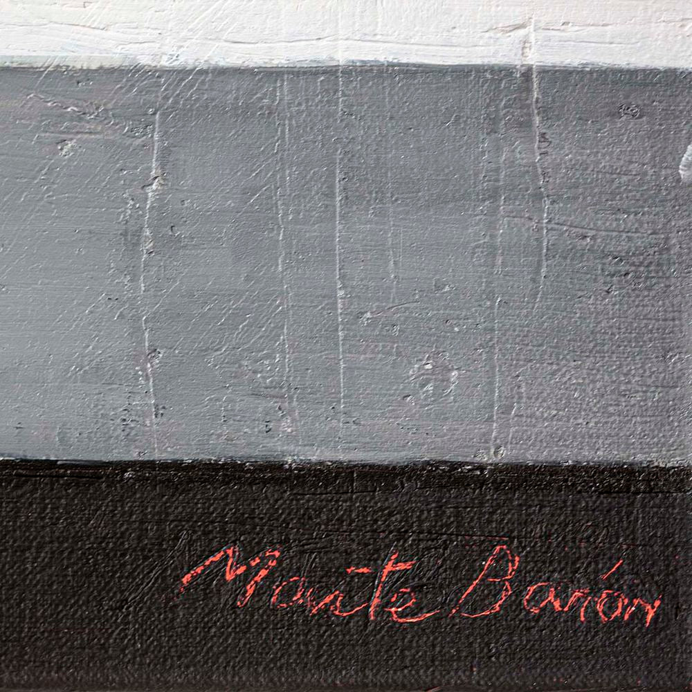 Original Canvas Art Abstract Mixed Media Painting. Entitled: From My Window II by Maite Baron. Image description: product example