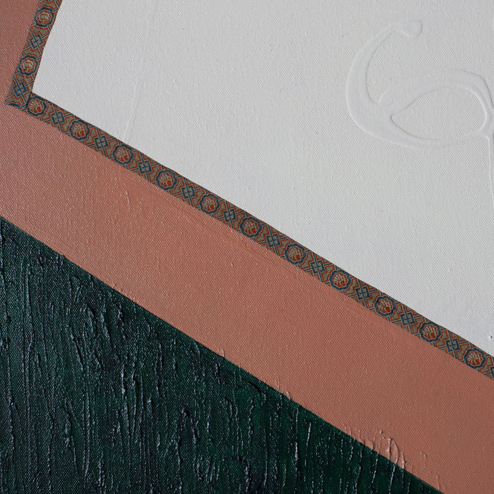 Original Canvas Art Abstract Mixed Media Painting. Entitled: Let Me Grow by Maite Baron. Image description: product example