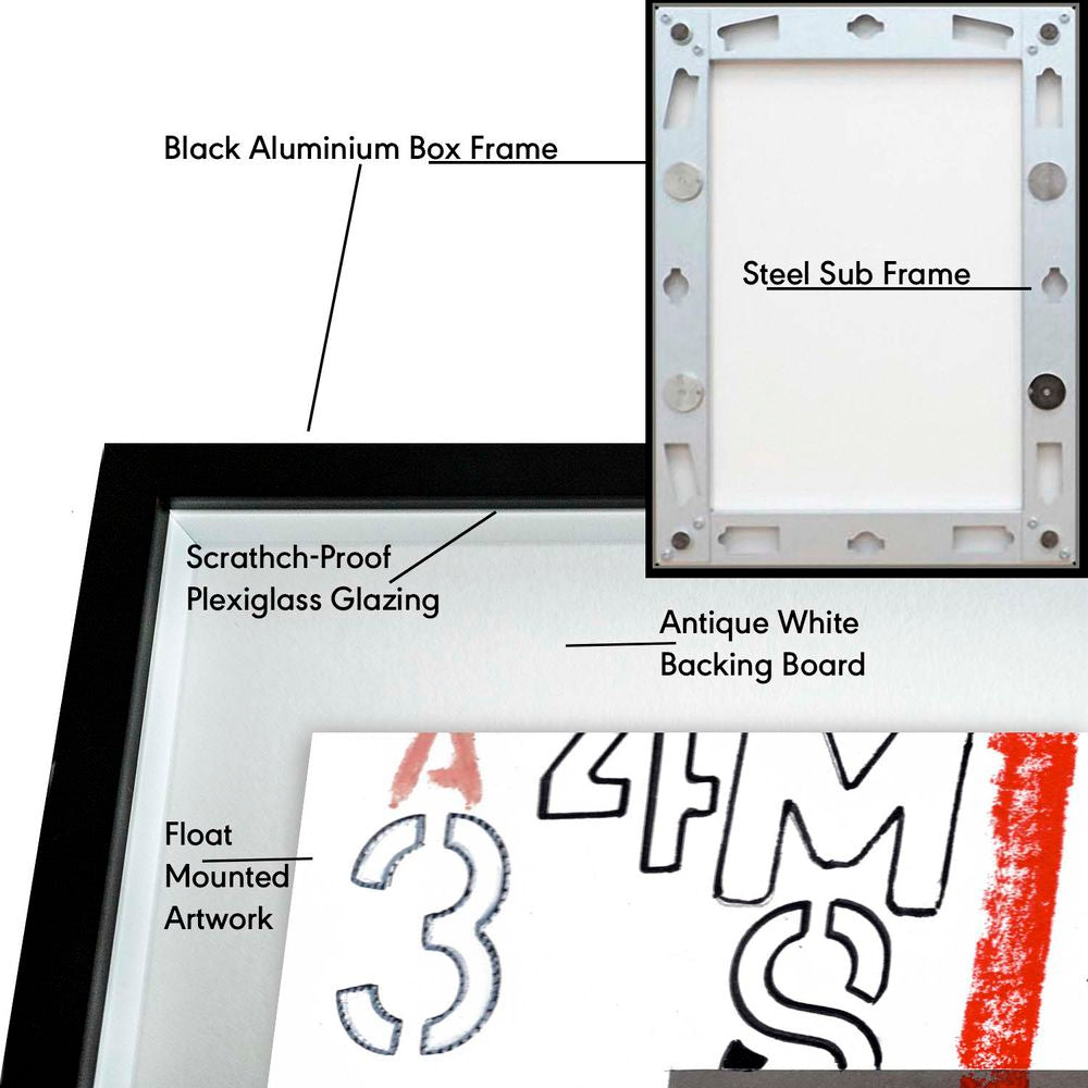 Contemporary Art Collage. Entitled: Swing Out by Baron Grafton. Image description: product example