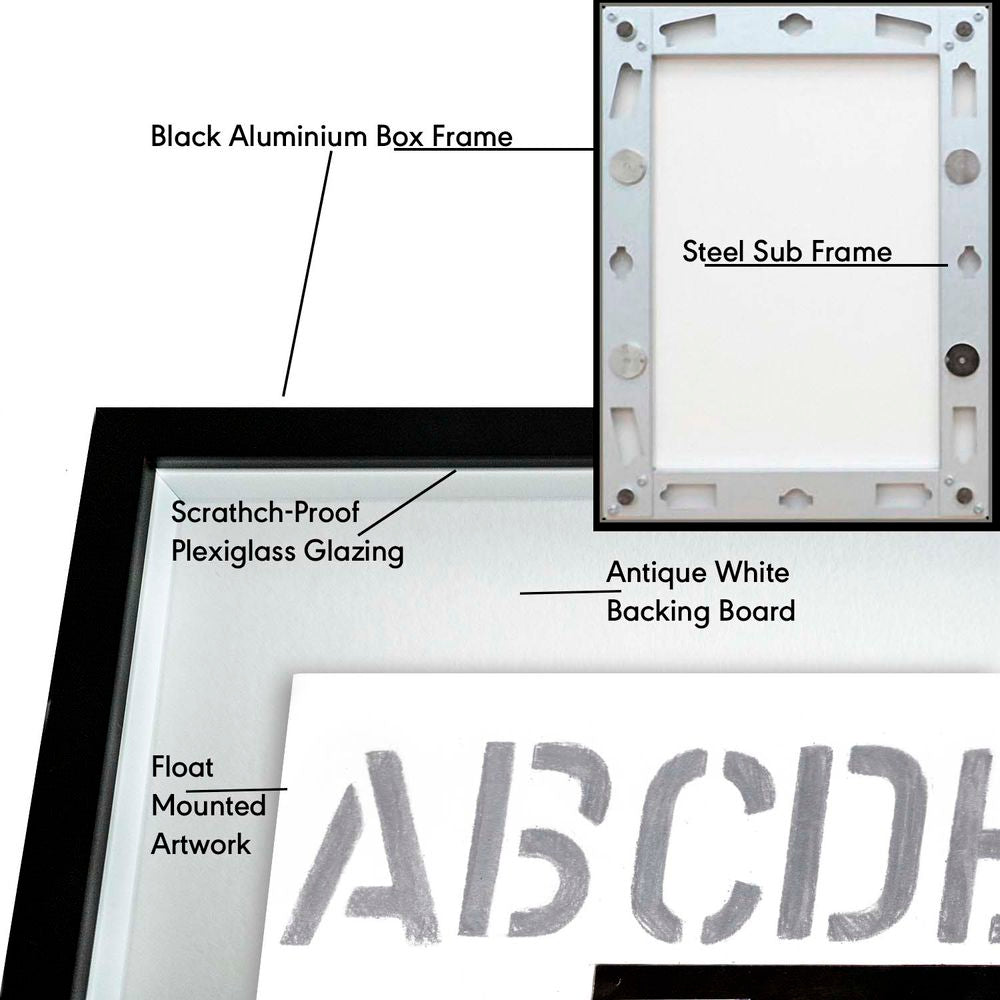 Contemporary Art Collage. Entitled: Sax Buzz by Baron Grafton. Image description: product example