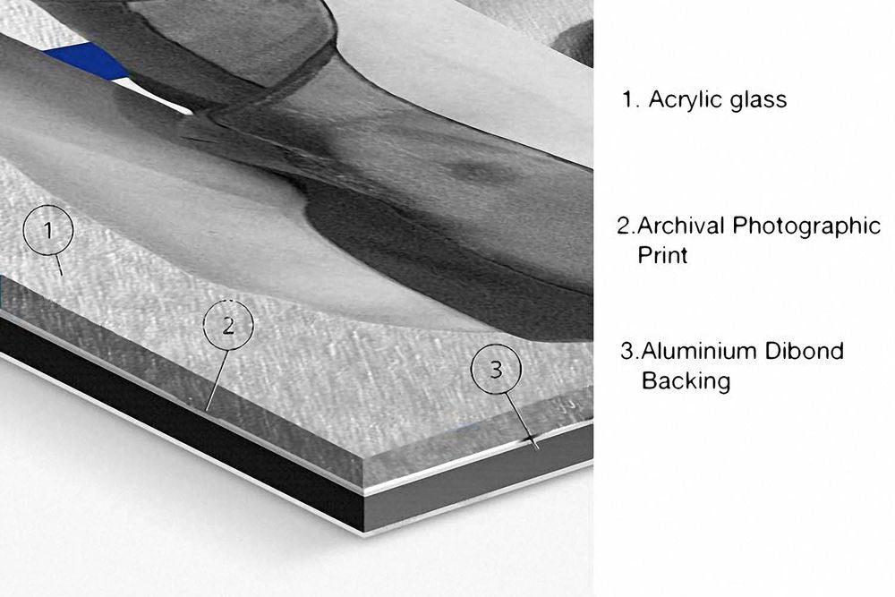 Limited Edition Abstract Photography. Entitled: Standing Up by Keith Grafton. Image description: product example