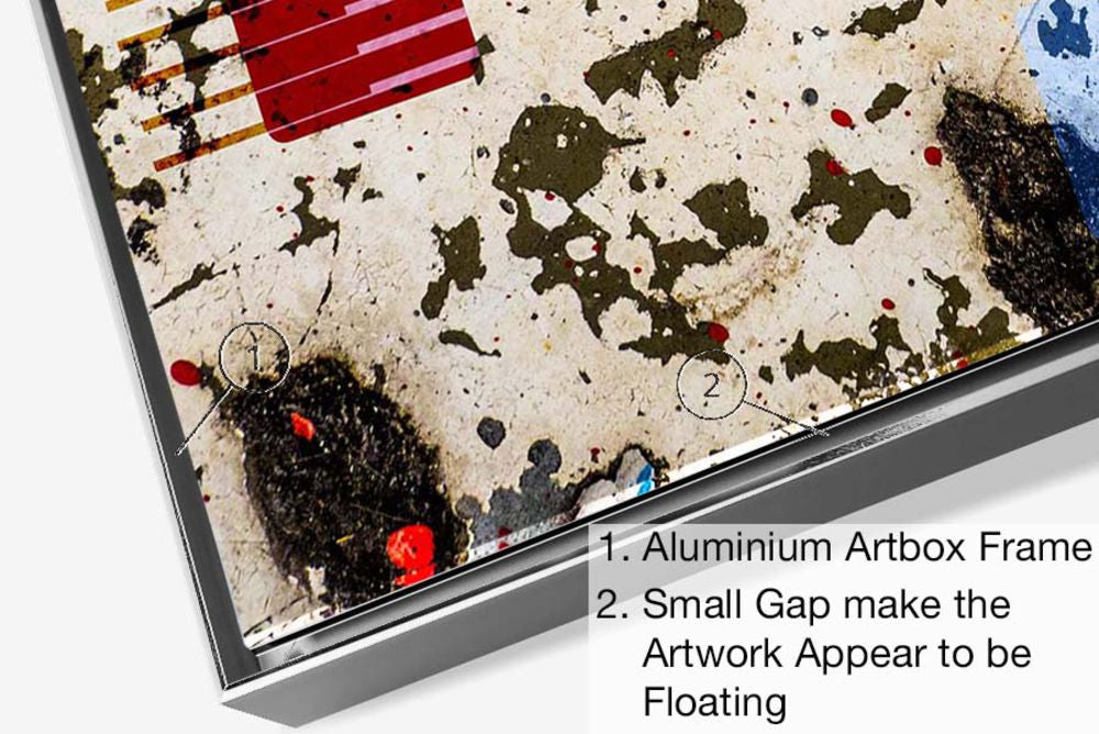 Abstract Digital Painting. Entitled: K Matters by Keith Grafton. Image description: product example