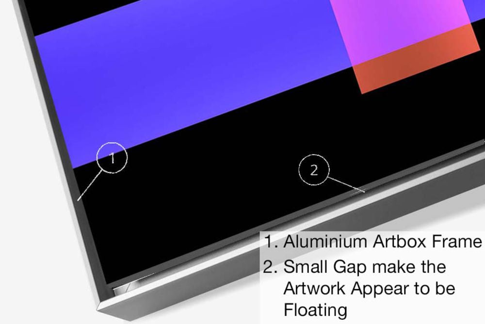 Limited Edition Abstract Photography. Entitled: Reflections Composition 2 by Keith Grafton. Image description: product example