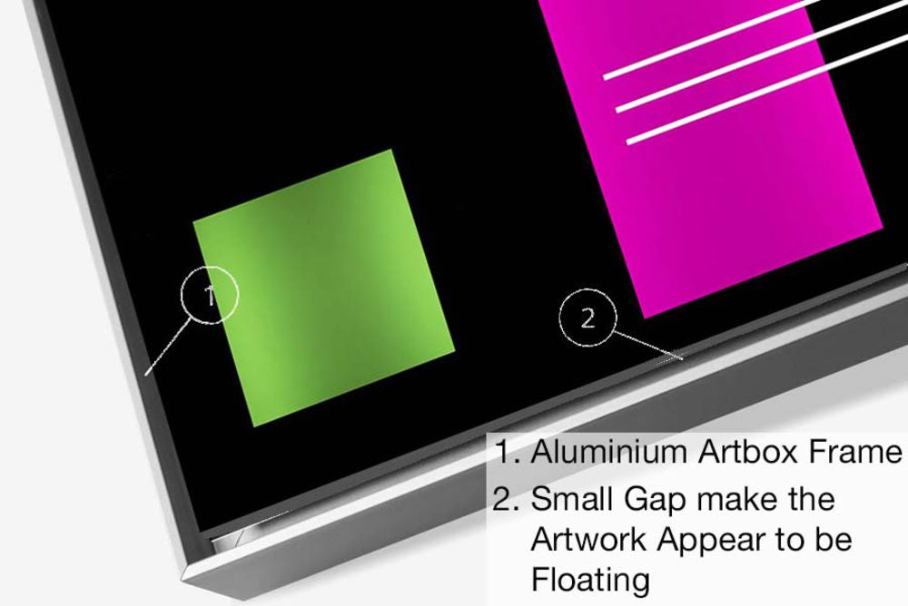 Limited Edition Abstract Photography. Entitled: Reflections Composition 3 by Keith Grafton. Image description: product example