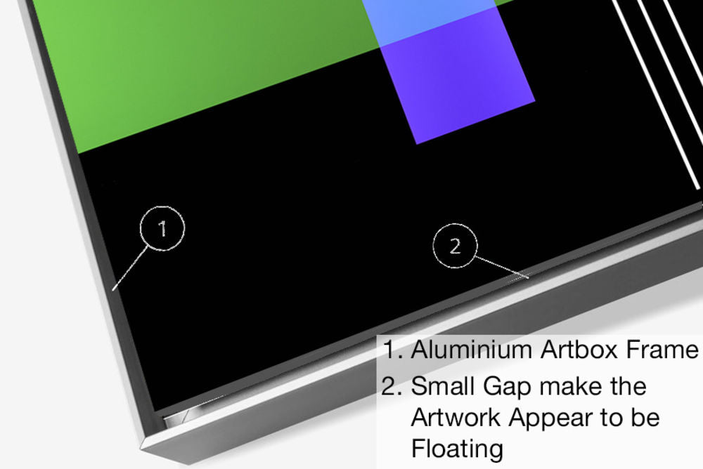 Limited Edition Abstract Photography. Entitled: Reflections Composition 4 by Keith Grafton. Image description: product example