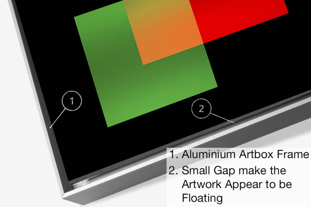 Limited Edition Abstract Photography. Entitled: Reflections Composition 6 by Keith Grafton. Image description: product example